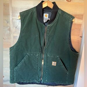 Carhartt Olive Green Quilted Jacket